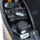 Miniexcavadora Donker DK40 con cabina, 2 velocidades, joysticks, aire acondicionado y motor Yanmar de 38 CV.